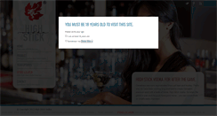 Desktop Screenshot of highstickvodka.com